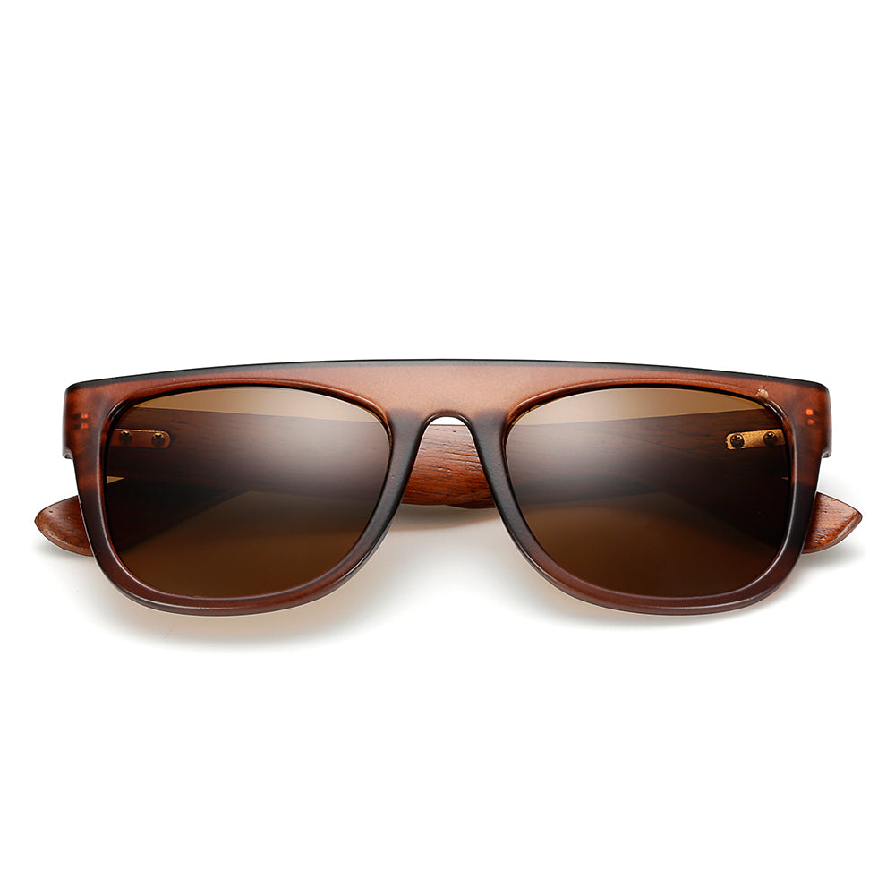 Handmade Bamboo arms Sunglasses Black Sunglasses