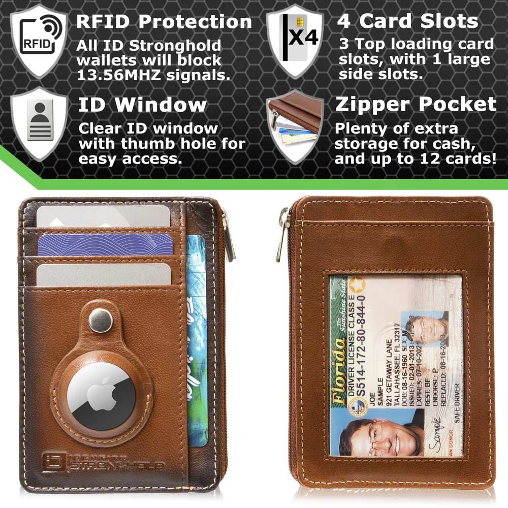 RFID Secure Slim Voyager AirTag Wallet