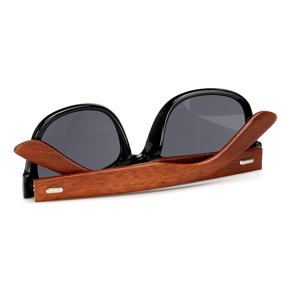 Handmade Bamboo arms Sunglasses Black Sunglasses