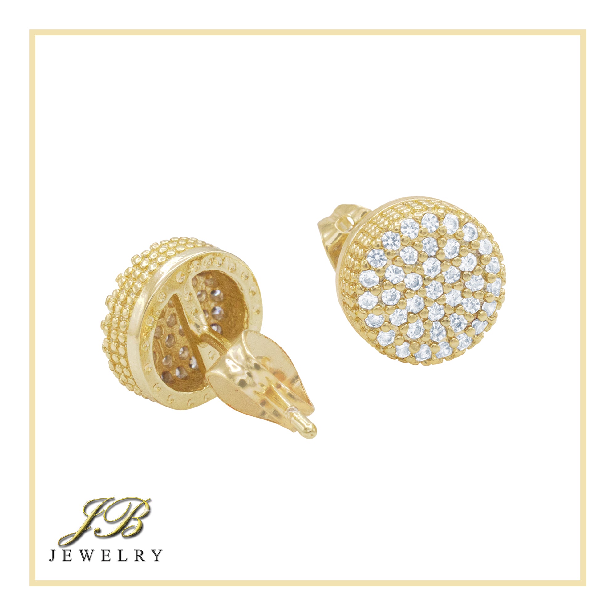 14K Gold Filled Cubic Zirconia Stud Earrings
