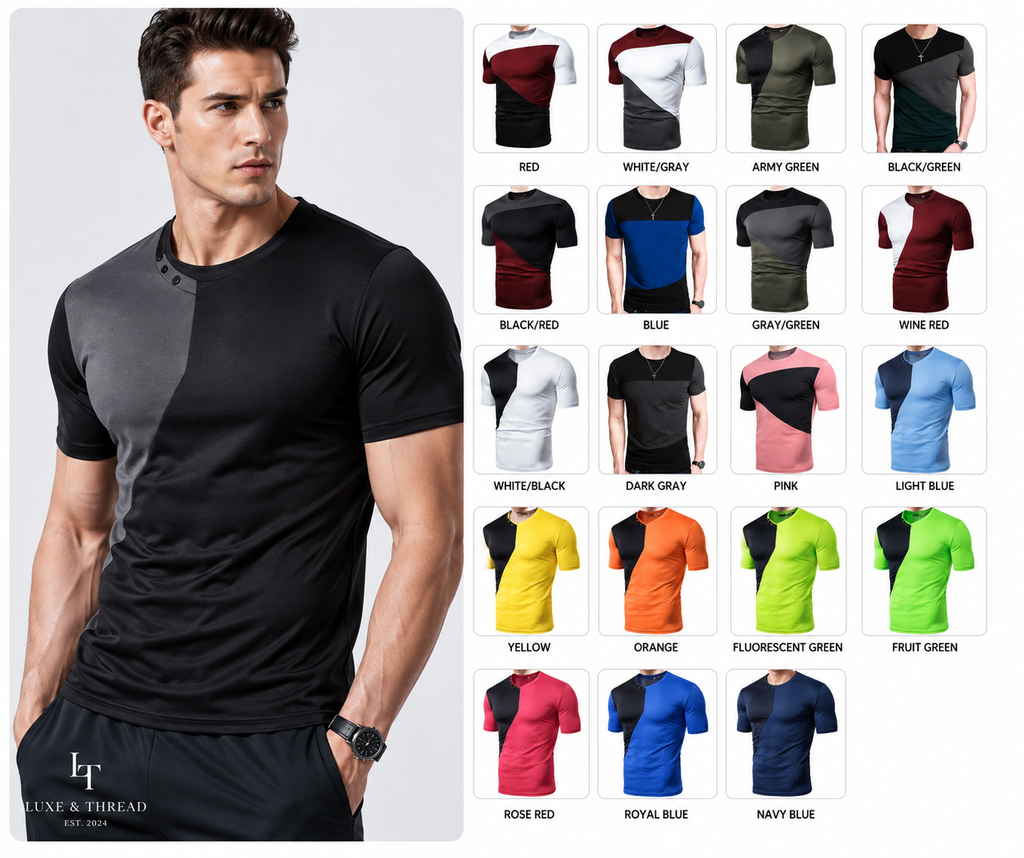 Men's Colorblock Performance T-Shirt