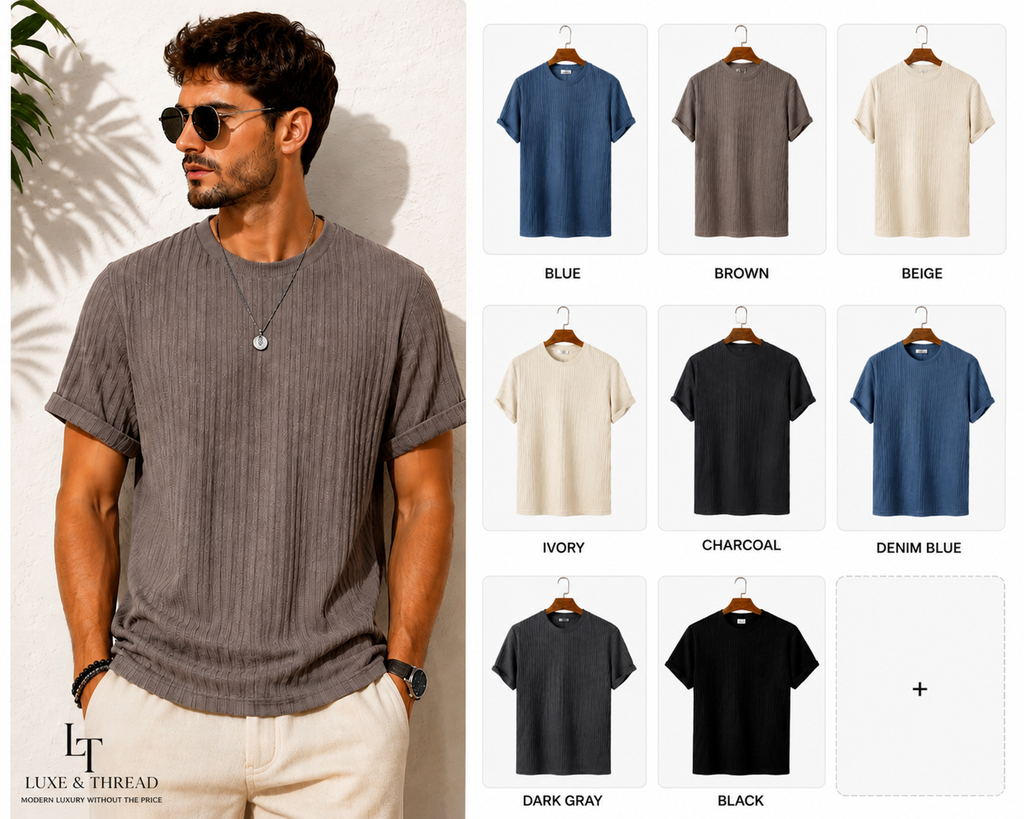 Men's Slim Fit Essential Long Sleeve T-Shirt