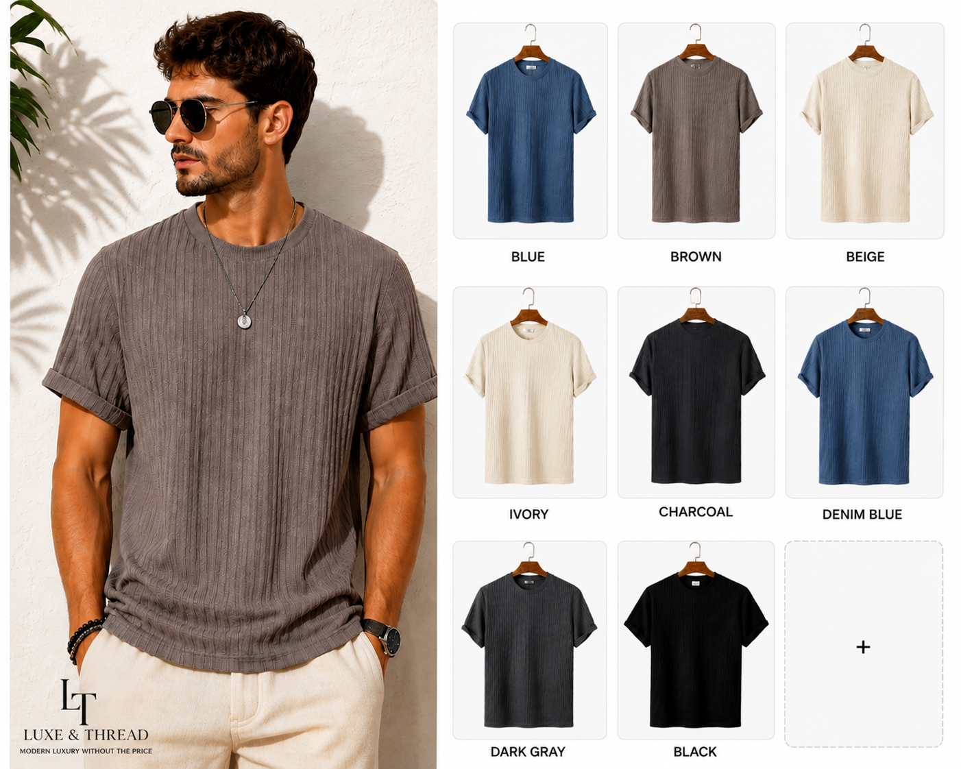 Men's Slim Fit Essential Long Sleeve T-Shirt