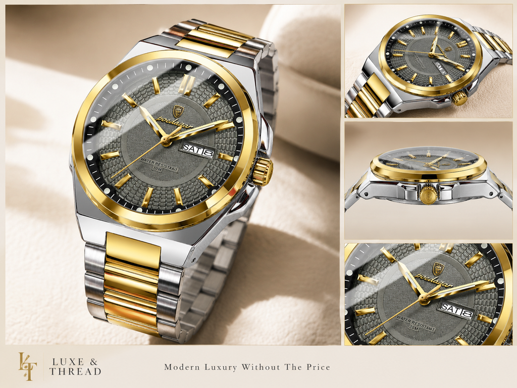 Men's Minimalist Alloy Casual Watch