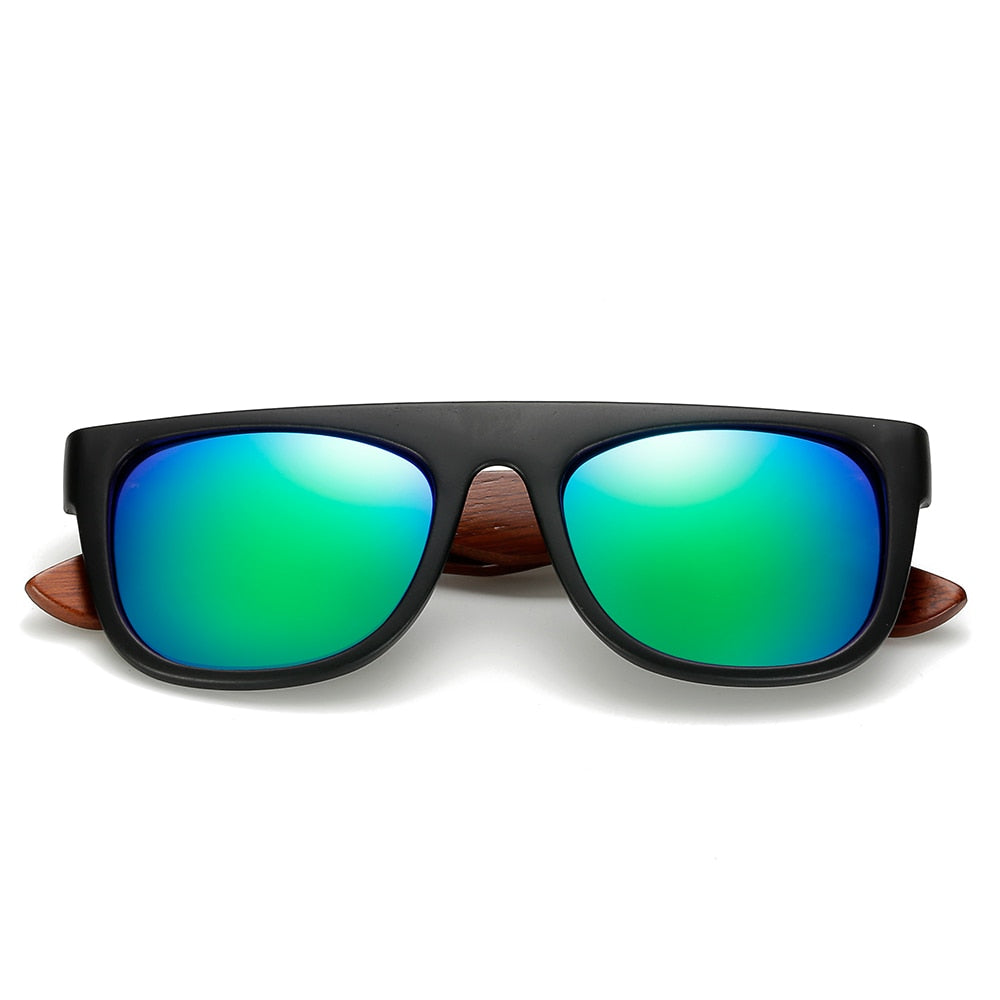 Handmade Bamboo arms Sunglasses Black Sunglasses