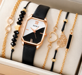 Women's Elegant Rhinestone Watch & Jewelry Set