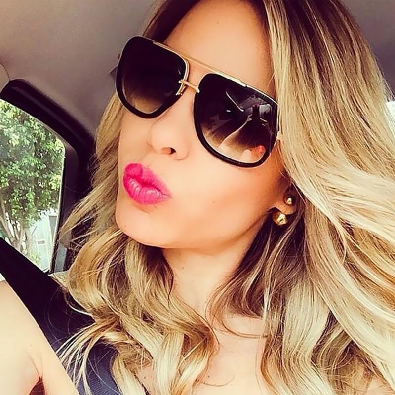 Oversized Polarized Sunglasses