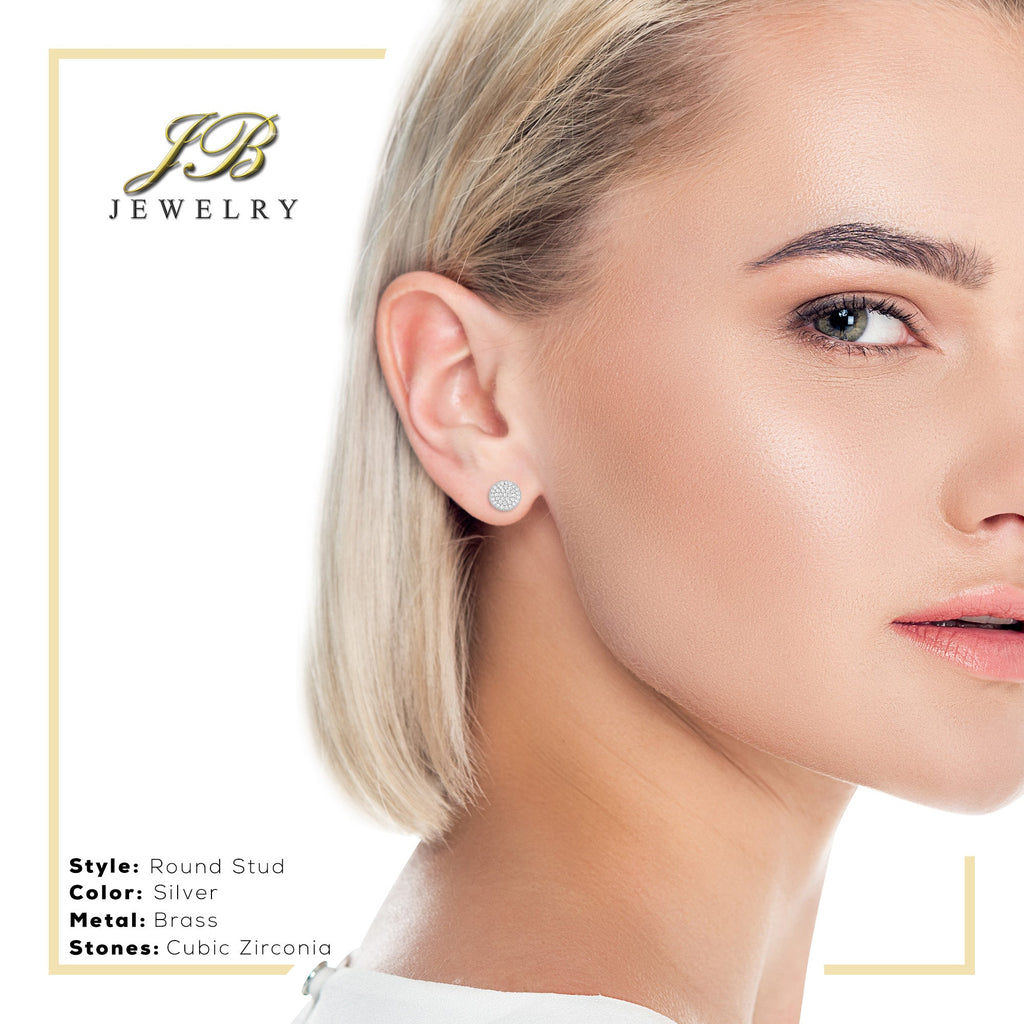 14K Gold Filled Cubic Zirconia Stud Earrings