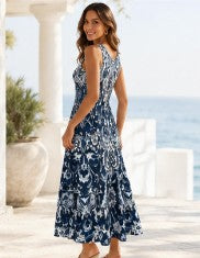 Women's Sleeveless Leisure Maxi Dress