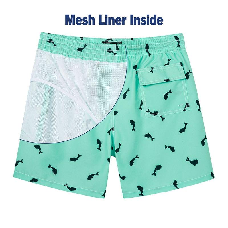 Men's Beach Shorts Quick Dry Boardshorts Swimming Trunks