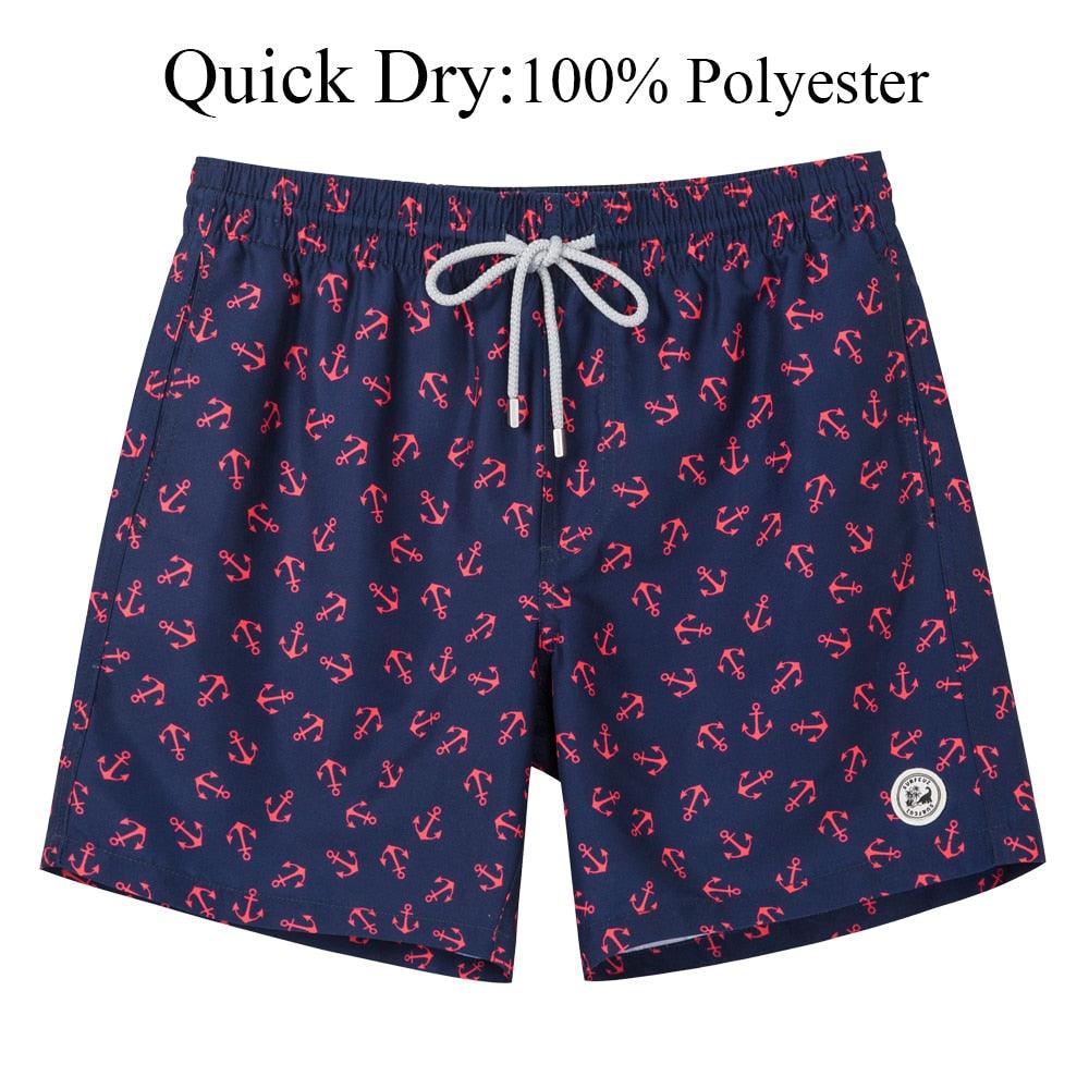 Men's Beach Shorts Quick Dry Boardshorts Swimming Trunks