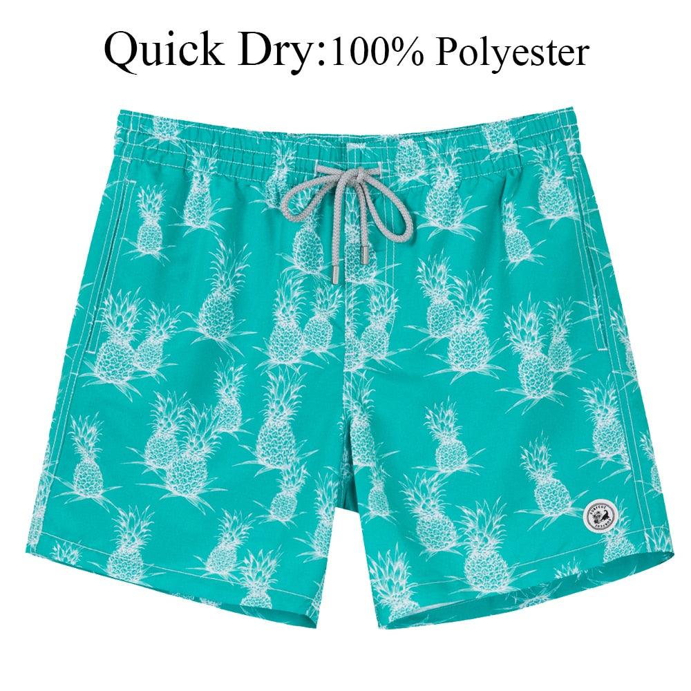 Men's Beach Shorts Quick Dry Boardshorts Swimming Trunks