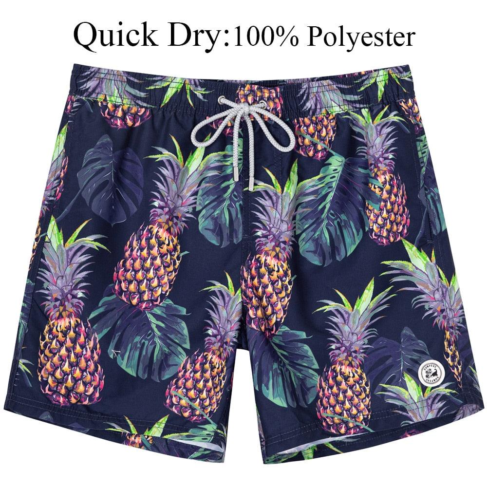 Men's Beach Shorts Quick Dry Boardshorts Swimming Trunks