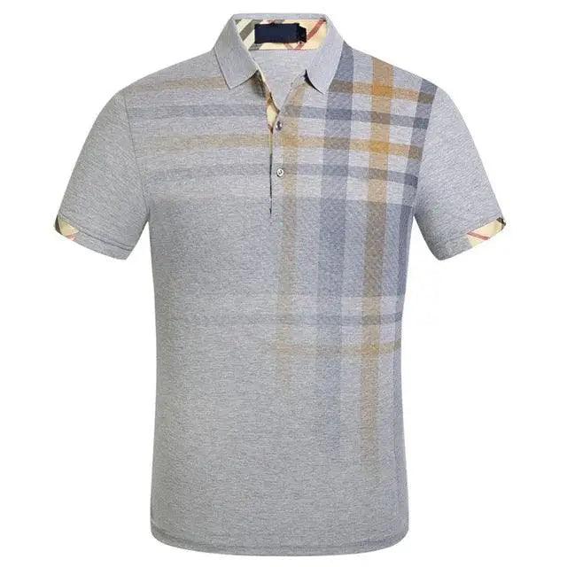 New Men's Polo Shirt Men Soft Cotton Short Sleeve Shirt