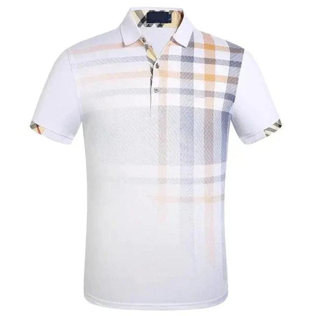 New Men's Polo Shirt Men Soft Cotton Short Sleeve Shirt