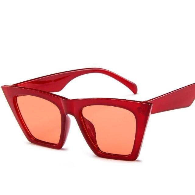 Retro Aviator Oversized Square Sunglasses – UV400