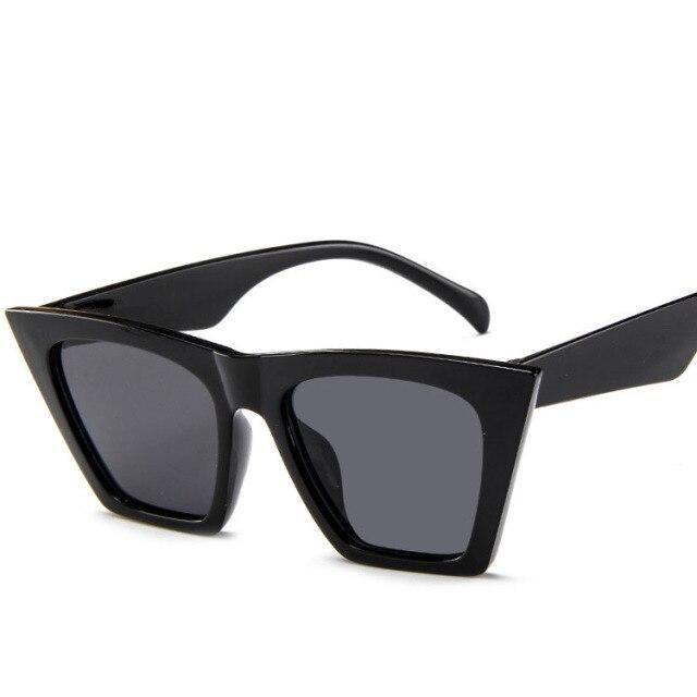 Retro Aviator Oversized Square Sunglasses – UV400