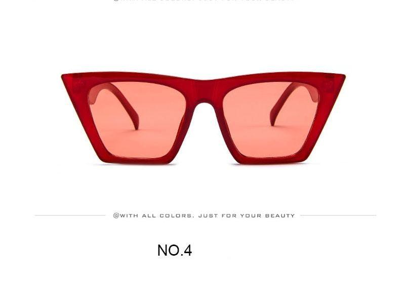 Retro Aviator Oversized Square Sunglasses – UV400
