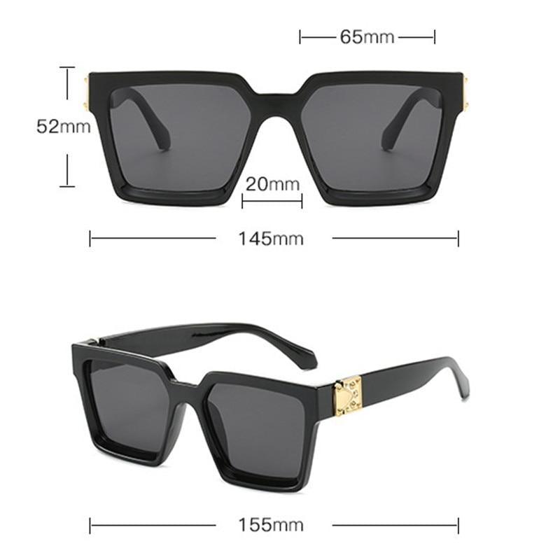 Oversized Square Sunglasses for Women