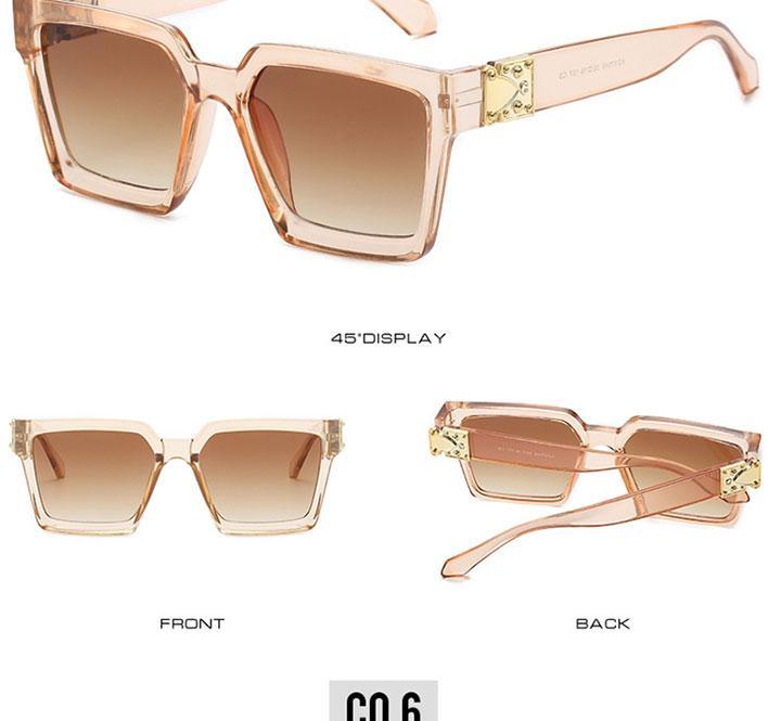 Oversized Square Sunglasses for Women