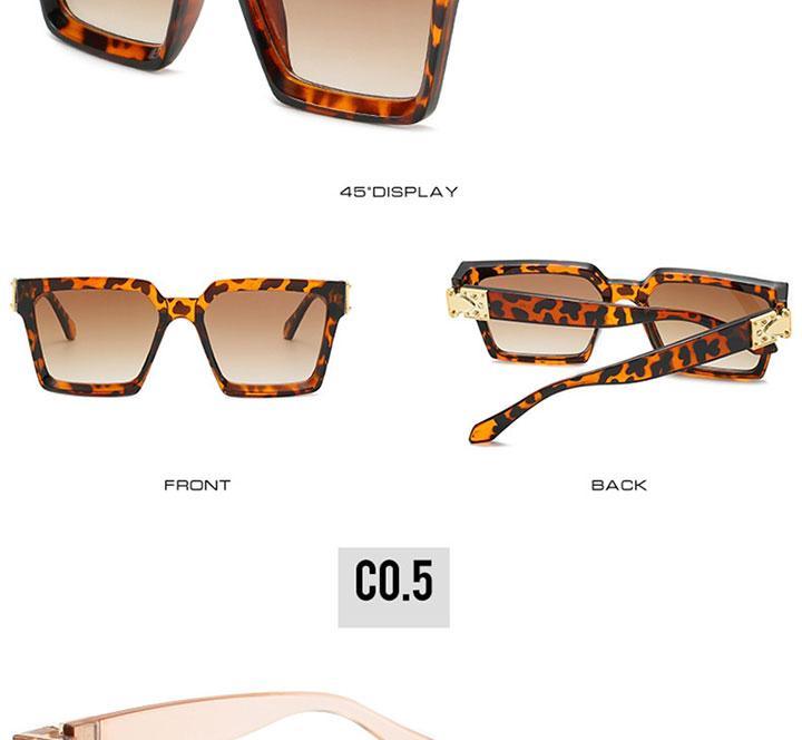 Oversized Square Sunglasses for Women