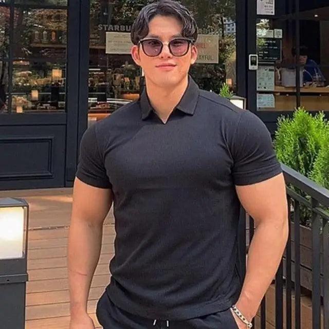 Summer Casual  New Fashion Polo T Shirt Men
