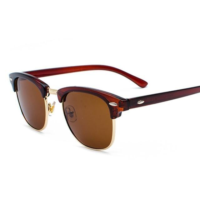 Vintage Polarized Square Sunglasses