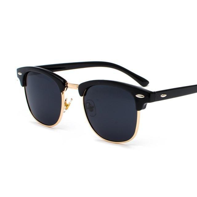 Vintage Polarized Square Sunglasses