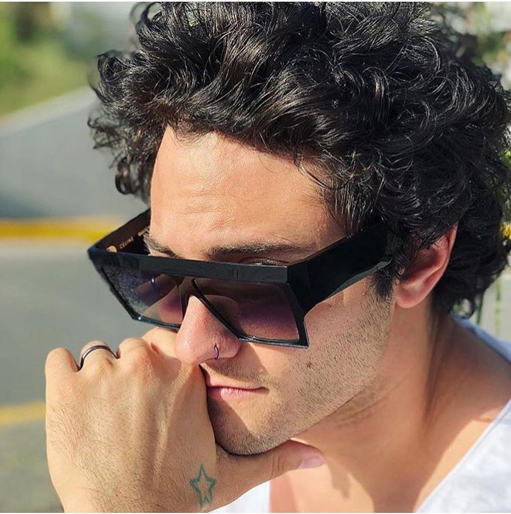Flat Top Square Gradient Sunglasses