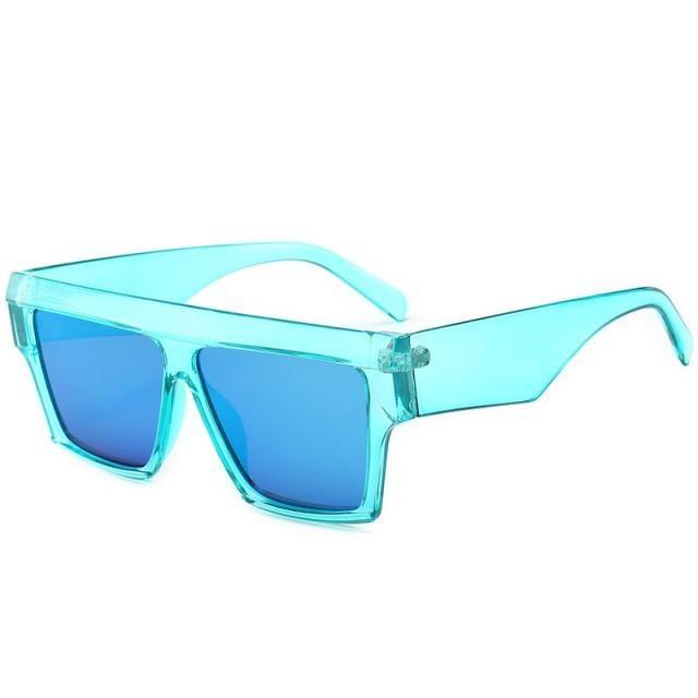 Flat Top Square Gradient Sunglasses