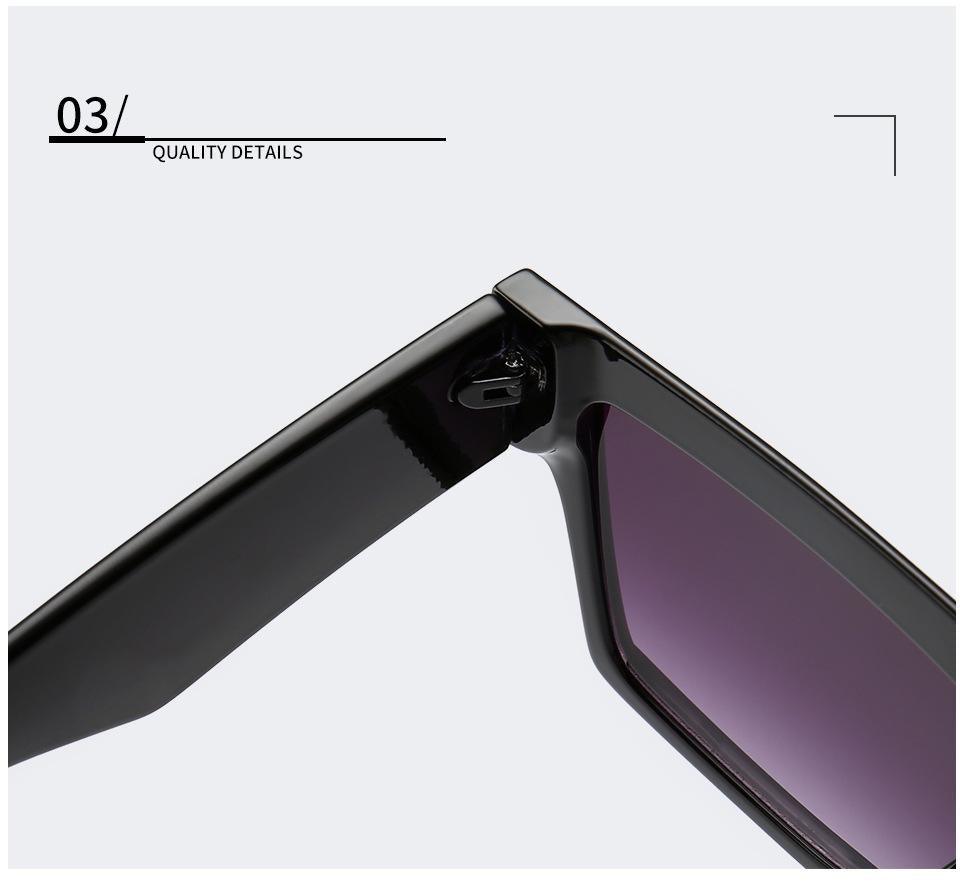 Flat Top Square Gradient Sunglasses