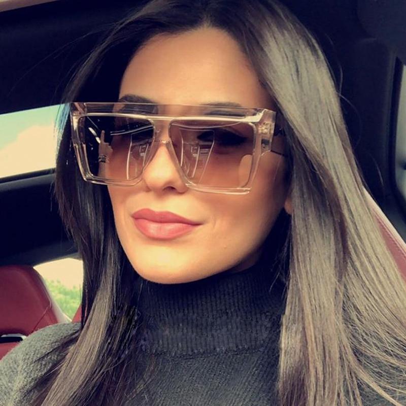 Flat Top Square Gradient Sunglasses
