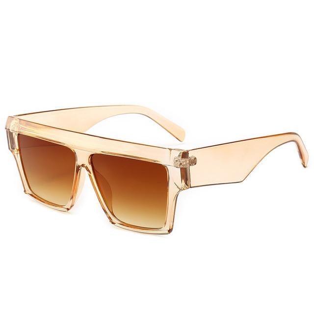 Flat Top Square Gradient Sunglasses